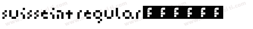 SuisseInt Regular字体转换